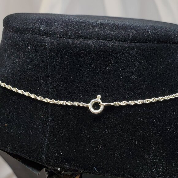 JC Sterling Silver 925 Blue Lapis Lazuli & Opal Pendant Necklace 18" Chain - Picture 10 of 16